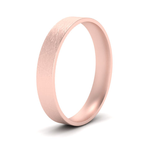 Ice Textured Mens 5mm Comfort Fit Wedding Band