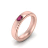Load image into Gallery viewer, comfort-fit-pink-sapphire-mens-wedding-band-in-rose-gold-fd123214emrgsadrpi-nl-rg