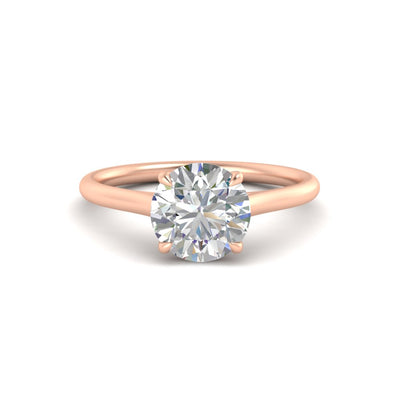 Comfort Fit Solitaire Engagement Ring