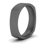 Load image into Gallery viewer, 4 mm Square Comfort Fit Mens Wedding Band
