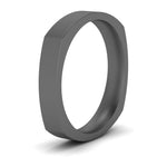 Load image into Gallery viewer, 4 mm Square Comfort Fit Mens Wedding Band
