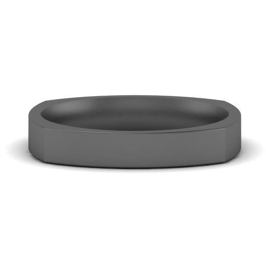 Square Comfort Fit Mens Wedding Band