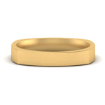 Load image into Gallery viewer, 4 mm Square Comfort Fit Mens Wedding Band
