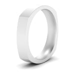 Load image into Gallery viewer, 4 mm Square Comfort Fit Mens Wedding Band

