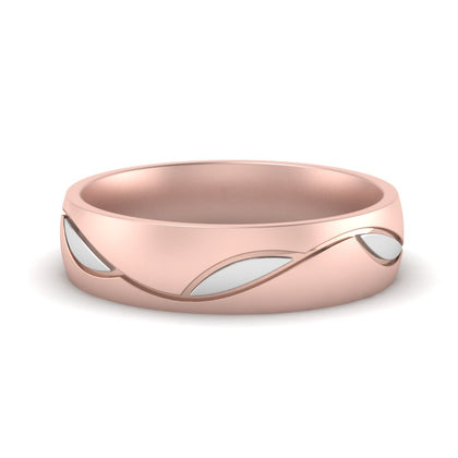 Comfort Fit Two Tone Mens Band