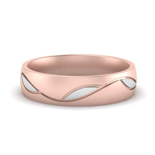 Comfort Fit Two Tone Mens Band