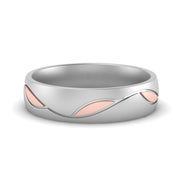 Comfort Fit Two Tone Mens Band