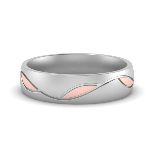 Comfort Fit Two Tone Mens Band
