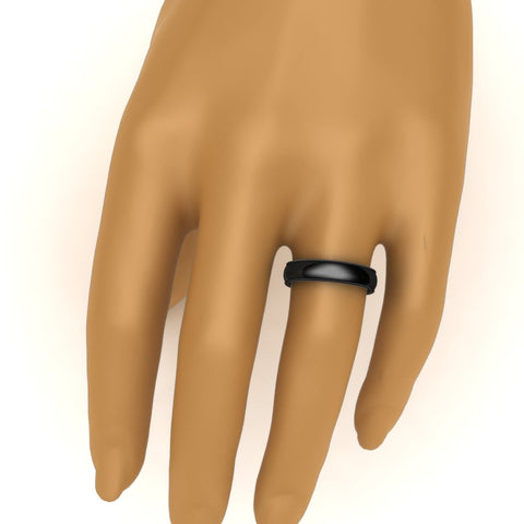 Comfort Fit Wedding Band Milgrain Edge