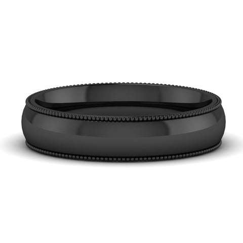 Comfort Fit Wedding Band Milgrain Edge
