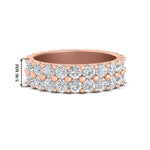 Load image into Gallery viewer, common-prong-double-row-diamond-eternity-band-in-rose-gold-FD11378B-3.25CT-NL-RG
