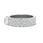 Load image into Gallery viewer, common-prong-double-row-diamond-eternity-band-in-white-gold-FD11378B-3.25CT-NL-WG
