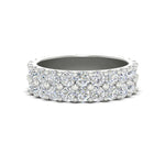 Load image into Gallery viewer, common-prong-double-row-diamond-eternity-band-in-white-gold-FD11378B-3.25CT-NL-WG
