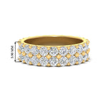 Load image into Gallery viewer, common-prong-double-row-diamond-eternity-band-in-yellow-gold-FD11378B-3.25CT-NL-YG
