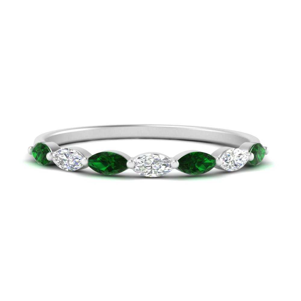 common-prong-elongated-emerald-wedding-ring-in-FD9939BGEMGR-NL-WG