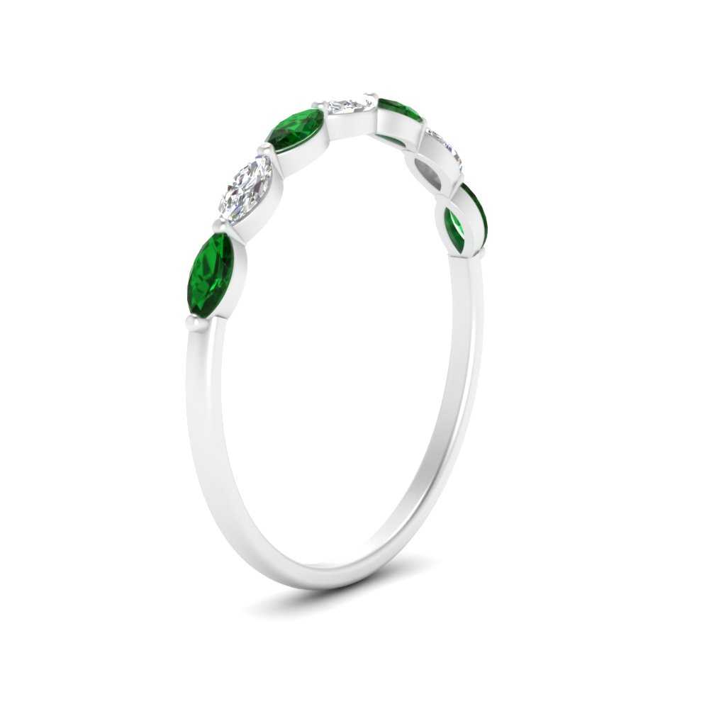 common-prong-elongated-emerald-wedding-ring-in-FD9939BGEMGR-NL-WG