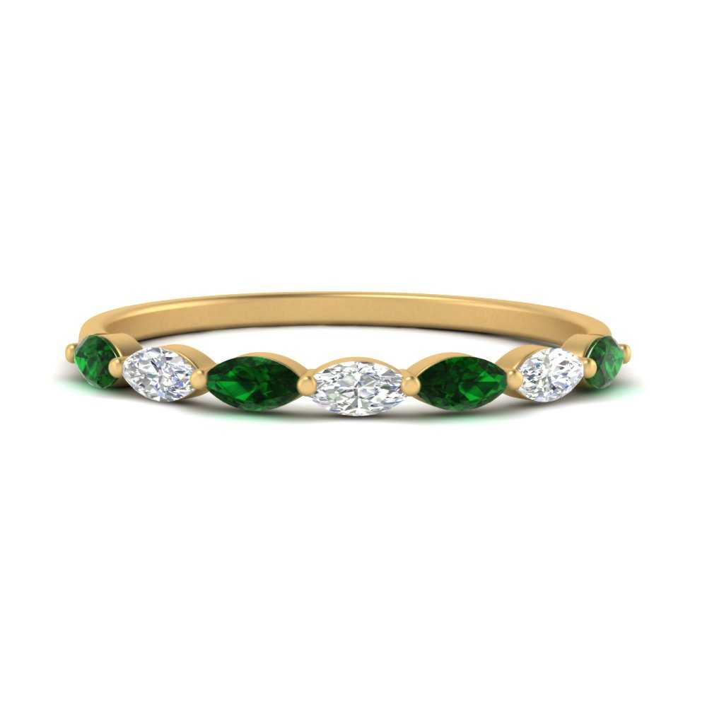 common-prong-elongated-emerald-wedding-ring-in-FD9939BGEMGR-NL-YG