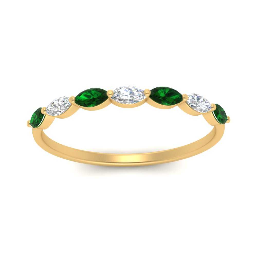 common-prong-elongated-emerald-wedding-ring-in-FD9939BGEMGR-NL-YG