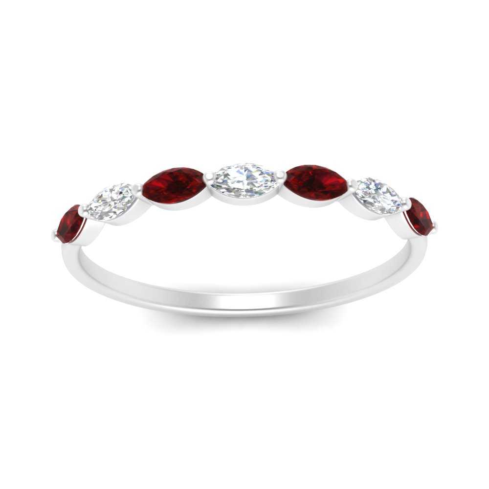 common-prong-elongated-ruby-wedding-ring-in-FD9939BGRUDR-NL-WG