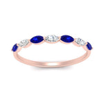 Load image into Gallery viewer, common-prong-elongated-sapphire-wedding-ring-in-FD9939BGSABL-NL-RG

