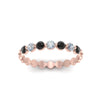 Load image into Gallery viewer, common-prong-round-7-band-with-black-diamond-in-rose-gold-FD9450BGBLACK-NL-RG.jpg