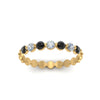 Load image into Gallery viewer, common-prong-round-7-band-with-black-diamond-in-yellow-gold-FD9450BGBLACK-NL-YG.jpg