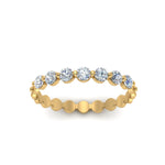 Load image into Gallery viewer, common-prong-round-7-diamond-band-in-yellow-gold-FD9450B-NL-YG.jpg
