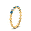 Load image into Gallery viewer, common-prong-round-7-diamond-band-with-blue-topaz-in-yellow-gold-FD9450BGICBLTO-NL-YG.jpg