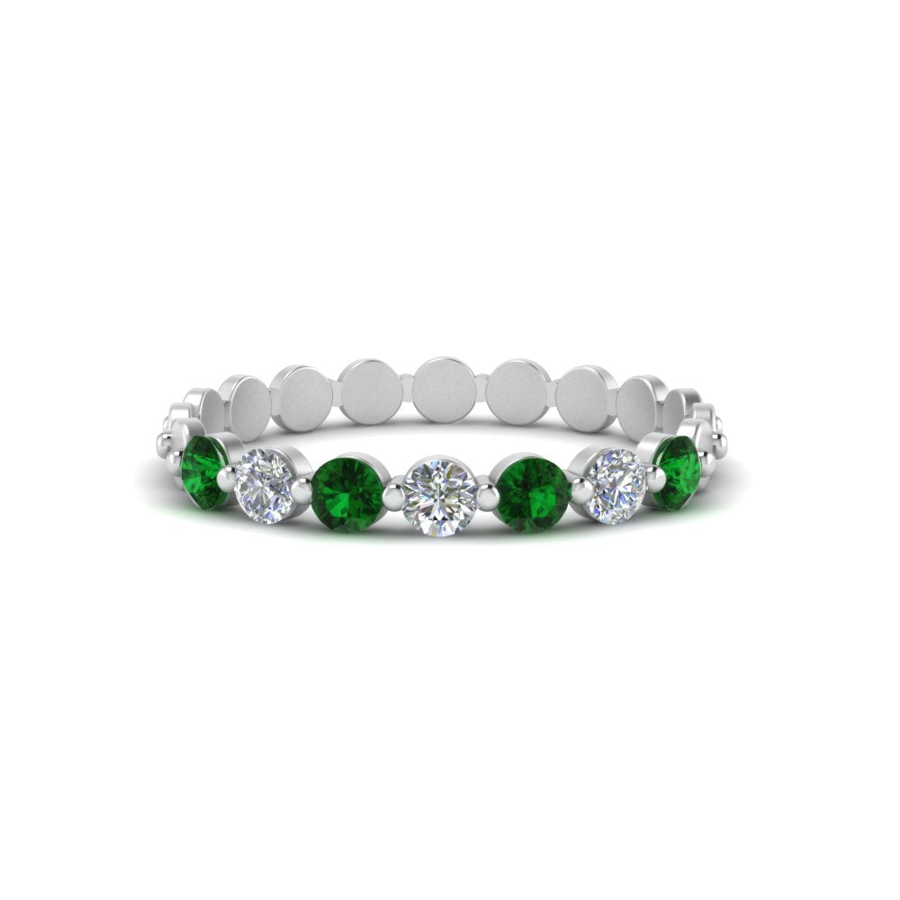 common-prong-round-7-diamond-band-with-emerald-in-white-gold-FD9450BGEMGR-NL-WG.jpg