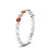 Load image into Gallery viewer, common-prong-round-7-diamond-band-with-orange-sapphire-in-white-gold-FD9450BGSAOR-NL-WG.jpg