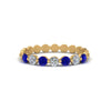 Load image into Gallery viewer, common-prong-round-7-diamond-band-with-sapphire-in-yellow-gold-FD9450BGSABL-NL-YG.jpg