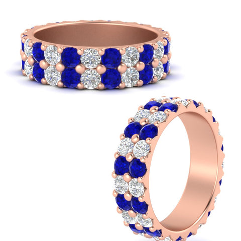 common-prong-sapphire-double-row-diamond-eternity-band-in-rose-gold-FD11378BGSABL-3.25CT-NL-RG