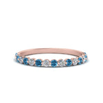 Load image into Gallery viewer, common-prong-thin-round-diamond-wedding-band-with-blue-topaz-in-FDENS3023BGICBLTO-NL-RG
