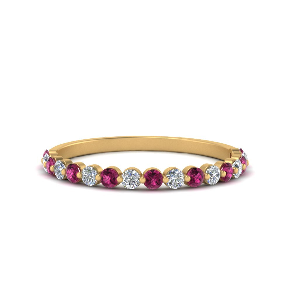 common-prong-thin-round-diamond-wedding-band-with-pink-sapphire-in-FDENS3023BGSADRPI-NL-YG