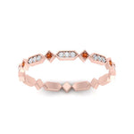 Load image into Gallery viewer, compass-point-antique-stacking-diamond-ring-with-orange-sapphire-in-rose-gold-FD9672BGSAOR-NL-RG.jpg
