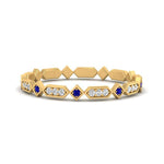 Load image into Gallery viewer, compass-point-antique-stacking-diamond-ring-with-sapphire-in-yellow-gold-FD9672BGSABL-NL-YG.jpg
