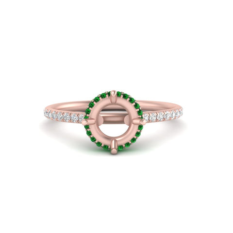 compass-point-semi-mount-under-halo-diamond-engagement-ring-with-emerald-in-rose-gold-FDENR2147SMRGEMGR-NL-RG.