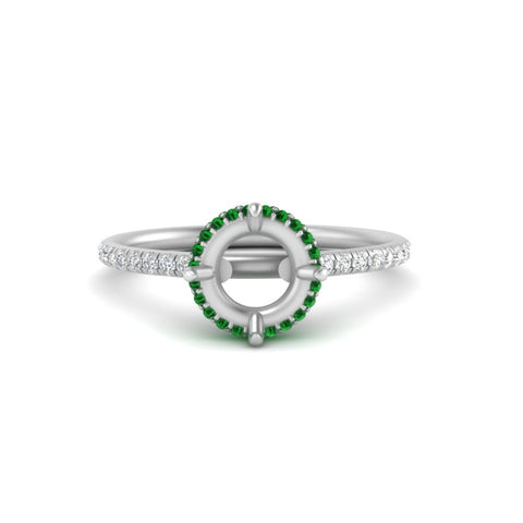 compass-point-semi-mount-under-halo-diamond-engagement-ring-with-emerald-in-white-gold-FDENR2147SMRGEMGR-NL-WG.