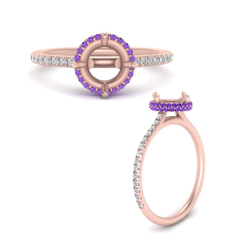 compass-point-semi-mount-under-halo-diamond-engagement-ring-with-purple-topaz-in-rose-gold-FDENR2147SMRGVITOANGLE3-NL-RG.