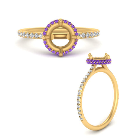 compass-point-semi-mount-under-halo-diamond-engagement-ring-with-purple-topaz-in-yellow-gold-FDENR2147SMRGVITOANGLE3-NL-YG.