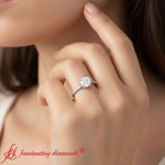 Load image into Gallery viewer, compass-point-under-halo-engagement-ring-platinum-fdenr9812-model