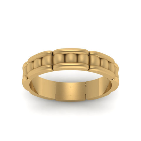 cool-mens-wedding-anniversary-band-in-14K-yellow-gold-FDM51776BANGLE5-NL-YG