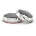 Thumbnail 45 - couples-diamond-2-tone-wedding-rings-with-emerald-in-white-gold-FD9356BGEMGR-NL-WG.jpg
