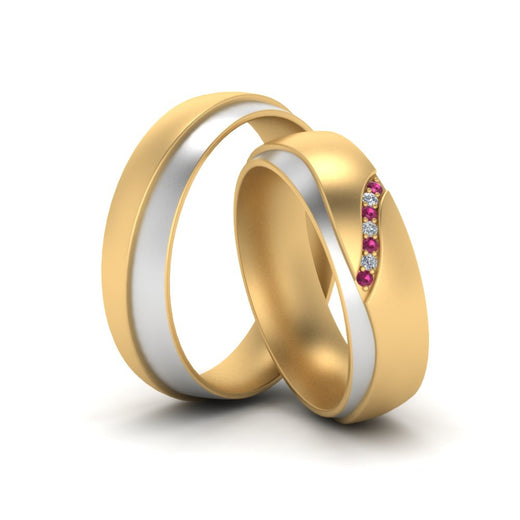 couples-diamond-2-tone-wedding-rings-with-pink-sapphire-in-yellow-gold-FD9356BGSADRPI-NL-YG.jpg