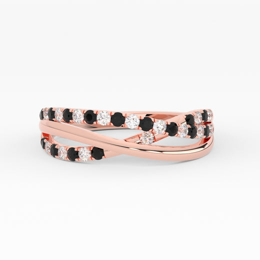 criss-cross-round-diamond-and-black-diamond-half-eternity-band-in-rose-gold-FD11423BGBLACK-NL-RG