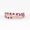 Load image into Gallery viewer, criss-cross-round-diamond-and-pink-sapphire-half-eternity-band-in-rose-gold-FD11423BGSADRPI-NL-RG