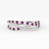 Load image into Gallery viewer, criss-cross-round-diamond-and-pink-sapphire-half-eternity-band-in-white-gold-FD11423BGSADRPI-NL-WG