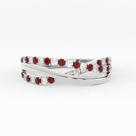 criss-cross-round-diamond-and-ruby-half-eternity-band-in-white-gold-FD11423BGRUDR-NL-WG