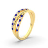 Load image into Gallery viewer, criss-cross-round-diamond-and-sapphire-half-eternity-band-in-yellow-gold-FD11423BGSABL-NL-YG
