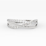 Load image into Gallery viewer, criss-cross-round-diamond-half-eternity-band-in-white-gold-FD11423B-NL-WG
